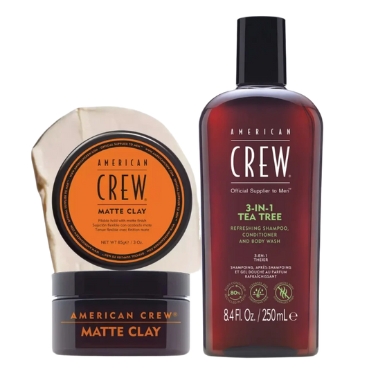 American Crew Matte Clay Duo Set